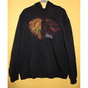 HBO Licensed Game of Thrones Y2K Hoodie Full Zip XXL Targaryen Stark 2XL GOT